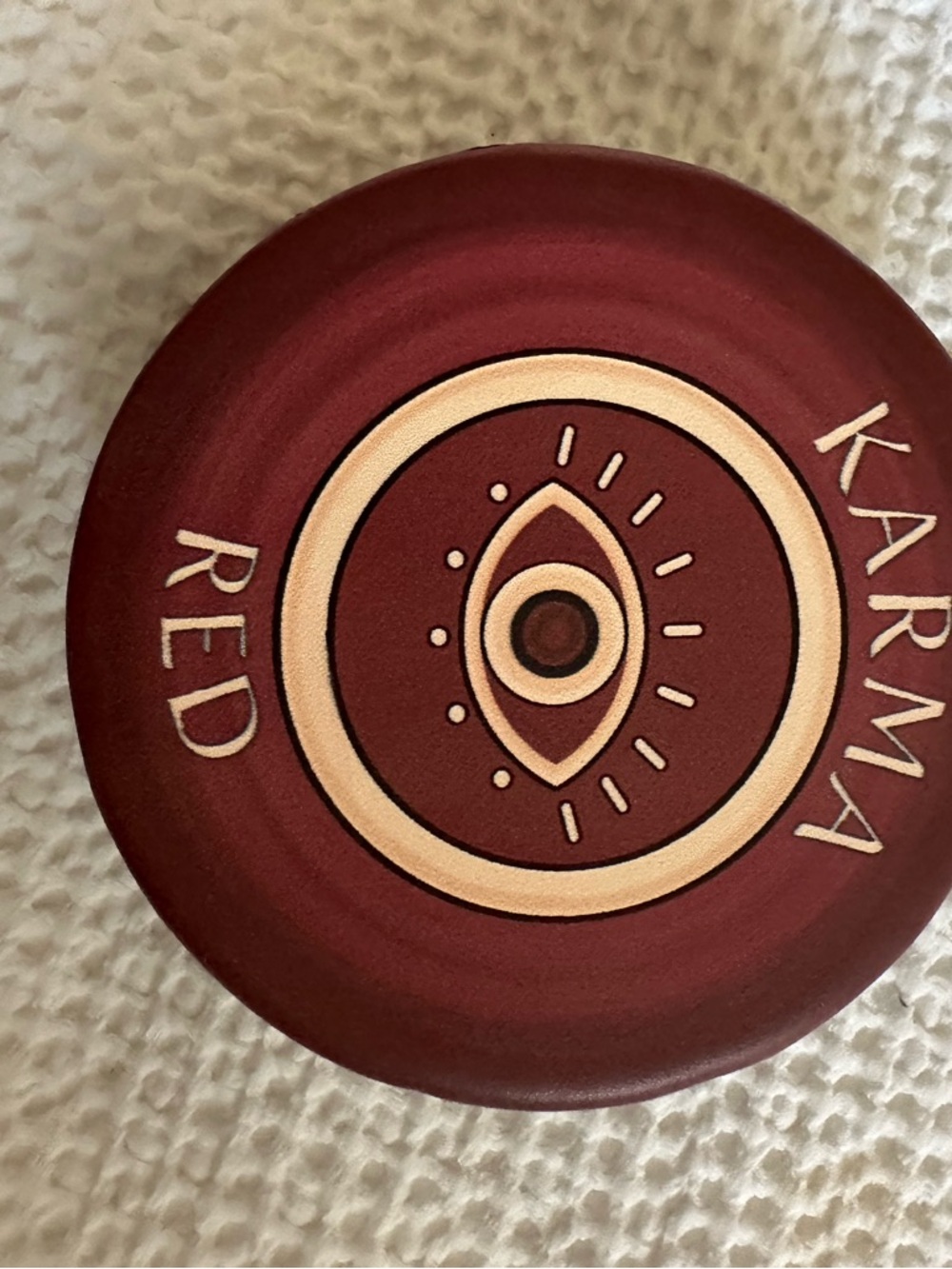 Karma Red Decorative Compact Accessory